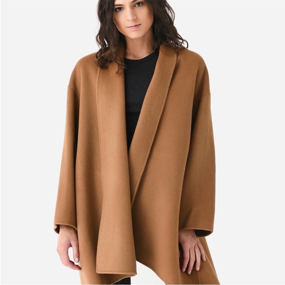 New with tag Brochu Walker Wolsey wrap camel coat with original box